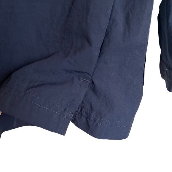 Mountain Hardwear Women's Stryder Long Sleeve Shirt Blue Snap Button Up Size L - Picture 12 of 14